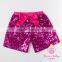 2016 sequin shorts wholesale girls baby pants very cheap baby ruffle new born dancing pant