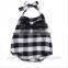 2017 Wholesale Newborn Infant Clothing Lovely Bowknot Plaid Cotton Custom Baby Girl Romper