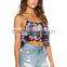Sexy tank top women short mini cheerleading crop tops