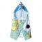 Lovely design microfiber hooded poncho towel for kids