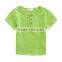 wholesale fashion kids clothes girls o-neck t-shirt for summer