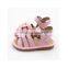 Mix 3 colors shoes wholesale genuine leather baby gladiator sandals