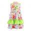 Cotton Dress Ruffle Pants Outfit Girls Clothes Wholesale Babys Flower Baby Girls Clothes