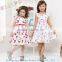 Cute flower summer dress for pretty girls customized dresses design