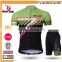BEROY 2016 new design custom short sleeve cycling wear and shorts with gel pad set,uv resistance bicycle wear set with low MOQ