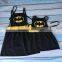 High Quality Baby Girls Printed Waist Cotton Batman Apron Kitchen Cooking Woven Fashion Apron Manufacturer