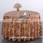 Custom Modern Design Table Linen Hotel Jacquard Round Table Cloth