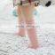 B40520A Low MOQ knee high knitted baby girls carton stockings