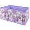 Non Woven Promotional Purple Foldable Cosmetic Storage Box