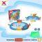 hot sale colorful plastic funny train toy set