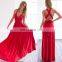 Chiffon Maxi Long Sleeves Women Sexy Beach Lace Femme Casual Dresses Evening Party Wear