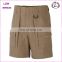 High Quality Cotton Twill Mens Work Shorts with side pockets and zippers