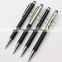 factory slim stick twist chrome shiny stainless steel metal hotel ballpoint pen MB6938