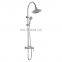 Top quality hotel classic antique brass rainfall in wall bath shower mixer