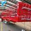 Factory 3/4 axles 40ft side wall semi cargo truck fence semi trailer lowbed semi fence trailer