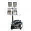 gasoline generator mobile led telescopic light tower