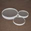 High purity clear round tempered borosilicate optical glass discs and plate
