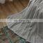 China Factofy Cheap 100% Cotton Skin Touch Decorative Washable Plain Throw Cable Knit Body Pillow Covers