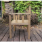 wooden outdoor garden table chair