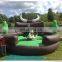 Crazy Outdoor Playground Rodeo Bull Sport Game Inflatable Mechanical Bull Riding For Sale