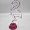 LED Metal Art Flamingo Shape Copper Wire Lights Decoration Lights