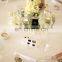 10'' mirror candle plate for wedding party decoration with beveled edge 12pcs per set