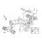 FOMI Genuine Excavator Parts VOE17262262 Accumulator 17262262 For L150F L150G L150H L180F