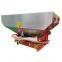 Agricultural tractor mounted PTO double-disc fertilizer spreader