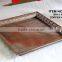 Antique Copper Finish Square Iron Serving Serving Tray