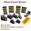 Wheel Chock Blocks  Small model - car Black Rubber 125*75*6cm