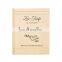 Top selling custom logo rectangle kids money saving box wooden