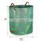Round 100% Pp Green Garden Gardening sacks pp webbing handle with x stitching