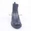 Comfort woman biker and groundwork safety chunky heel side zipper ankle boots