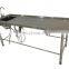 High quality Stainless Steel 304 Mortuary Table with body washing