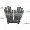 Dark blue HPPE stainless steel wire cut resistant grade 5 cut resistant gloves