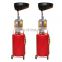 80L portable garage car automatic waste auto oil drainer with trolley air-operated oil drainer