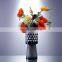 Classical Creative Handmade Simple Table Decoration Ornaments Glass Vase Black And White