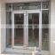 Aluminum KFC door  single  door tempered glass  ground spring doors