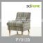 Fashional Hign Density Sponge Living Room Fabric Stripe Sofa Chair