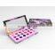 Bulk Multi 18 Color Empty Eyeshadow Pan Empty Paper Cardboard Packaging 16mm Eyeshadow Palette Custom Design