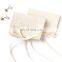 PandaSew 8*10 cm beige envelope style flag microfiber jewelry pouch with custom logo