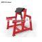 Hammer Strength Machine Preacher Curl Red Black Plate Loaded Seated Arm Curl