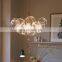 Nordic LED Pendant Light Glass Bubble Ball Chandelier Indoor Led Ceiling Hanging Lamp For Restaurant Bedroom Living Room