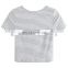 wholesale custom t-shirt 100% custom cotton t shirt men's custom Crop top shirt printing