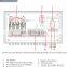 IP65 Cold pressed steel PV Array 4ways~52ways Dc junction box PV combiner box