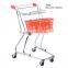 Japan style unfolding smart zinc plated shopping trolley
