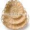 Wholesale high quality food grade oval rattan fruit gift basket