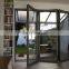 Folding sliding door system aluminum double glazed glass folding door bifold doors aluminium folding patio