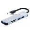 Multifunction 5 in 1 docking station usb A hubs USB3.0  to USB3.0+ USB2.0*2+TF +SDT type c adapter hub laptop docking station