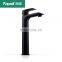 Hot and cold  high straight bathroom stainless steel matte black faucets mixers taps basin